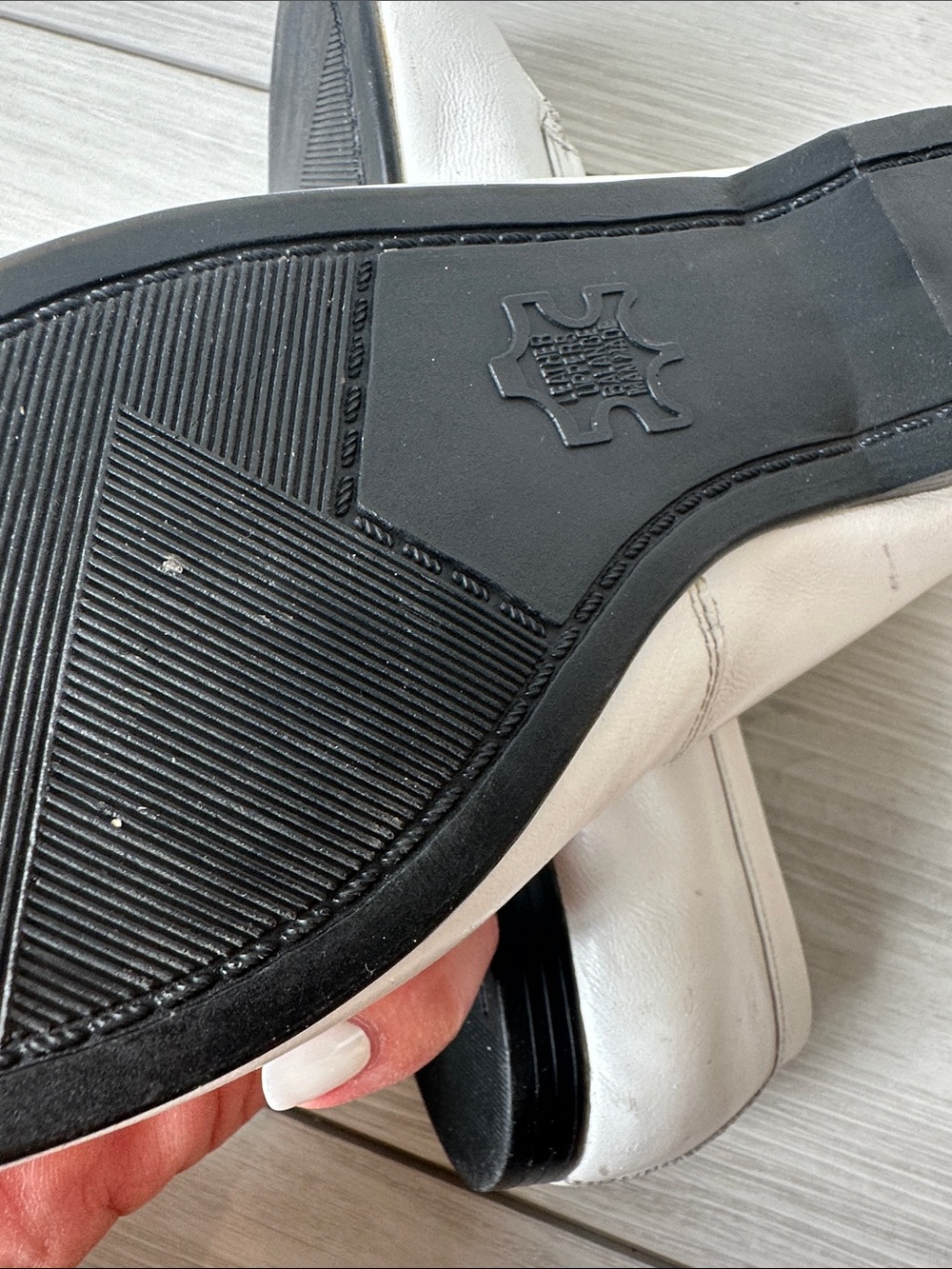 White Embellished Women's Slip-On Loafers - Picture 3 of 5